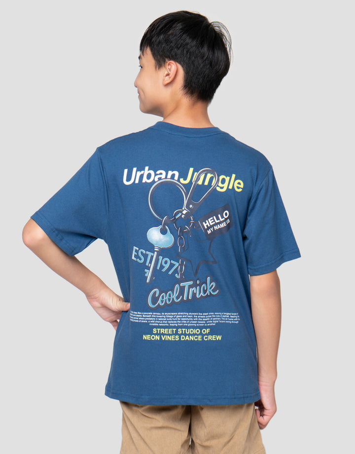 Nevada Both Sides Print Fnb Wording Kaos Anak Laki-Laki