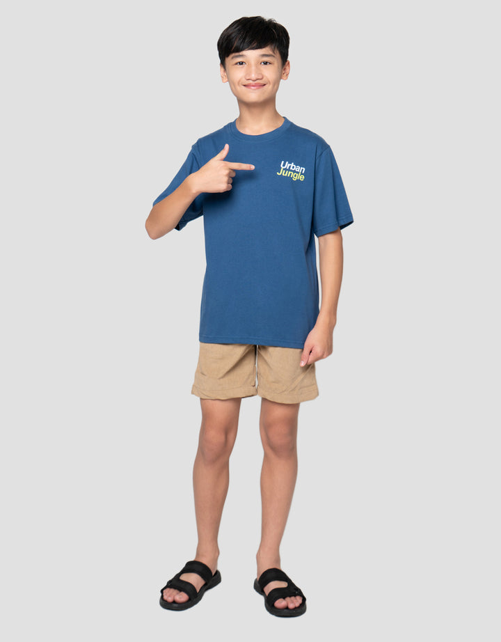 Nevada Both Sides Print Fnb Wording Kaos Anak Laki-Laki