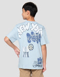 Nevada Both Sides Print Fnb New York City Kaos Anak Laki-Laki