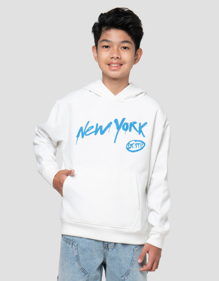 NEVADA BOTH SIDES PRINT FNB NEW YORK SWEATER HOODIE ANAK LAKI-LAKI