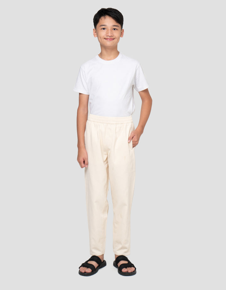 Nevada Solid Woven Barrel Celana Panjang Anak Laki-laki