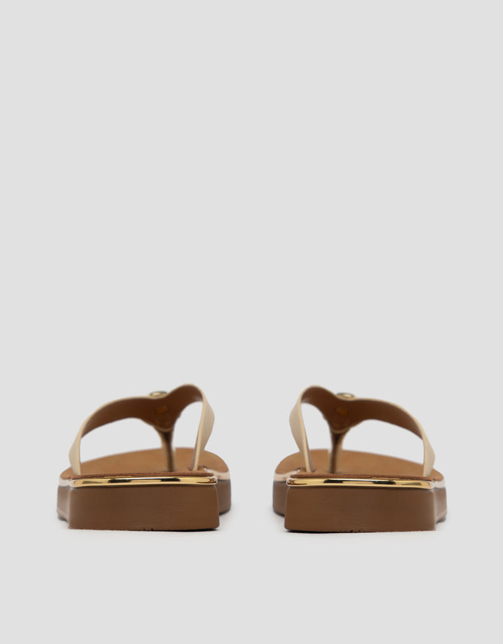 ST. YVES SANDAL FLIP FLOPS YQGOLD01 WANITA