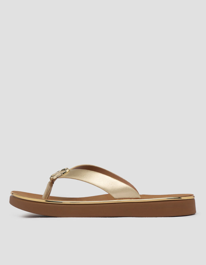 ST. YVES SANDAL FLIP FLOPS YQGOLD01 WANITA