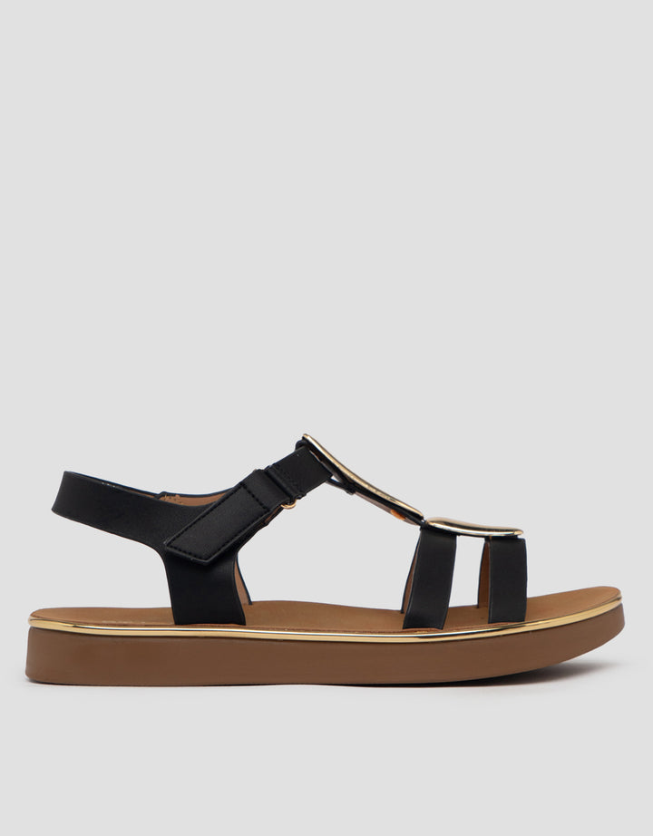 ST. YVES SANDAL SLINGBACK YQGOLD02 WANITA
