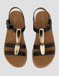 ST. YVES SANDAL SLINGBACK YQGOLD02 WANITA