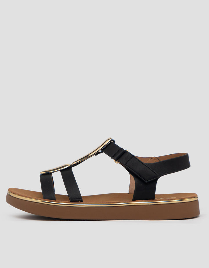 ST. YVES SANDAL SLINGBACK YQGOLD02 WANITA