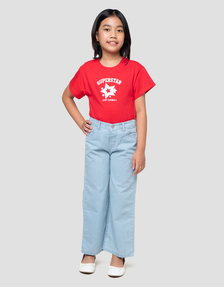 Little M Stripe Yd Celana Denim Anak Perempuan