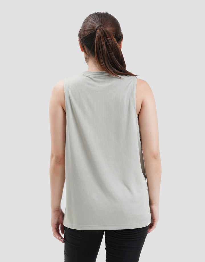 Suko Sports Sleeveless Kerah Bulat Kaos Wanita