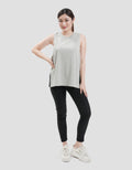 Suko Sports Sleeveless Kerah Bulat Kaos Wanita