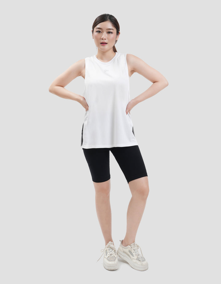 Suko Sports Sleeveless Kerah Bulat Kaos Wanita