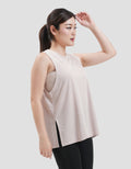 Suko Sports Sleeveless Kerah Bulat Kaos Wanita