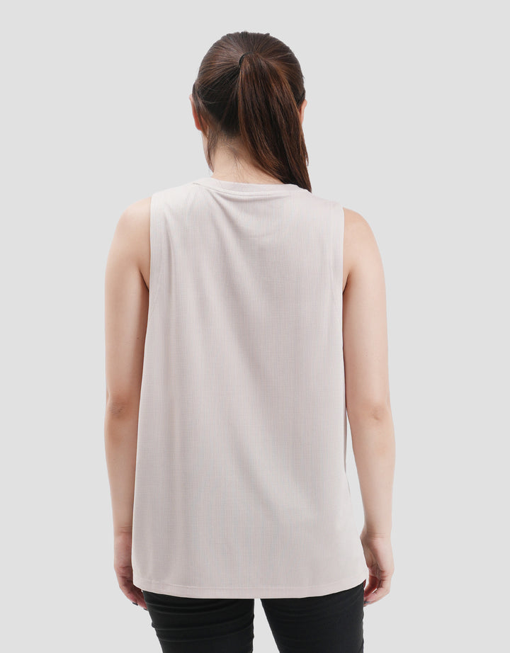 Suko Sports Sleeveless Kerah Bulat Kaos Wanita