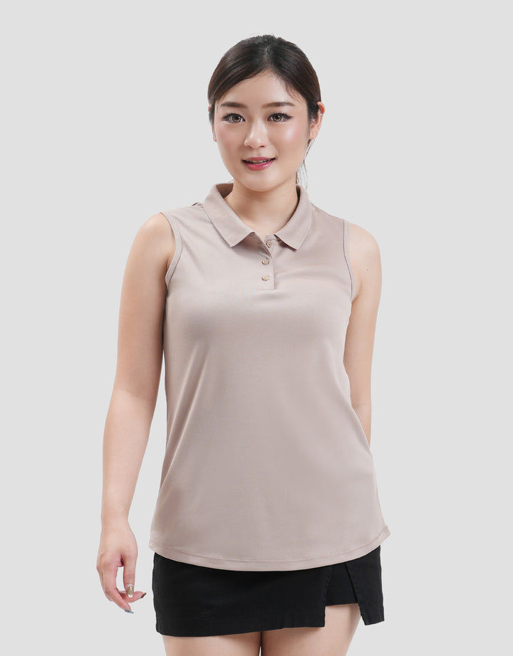 Suko Sleeveless Quick Dry Kaos Polo Wanita