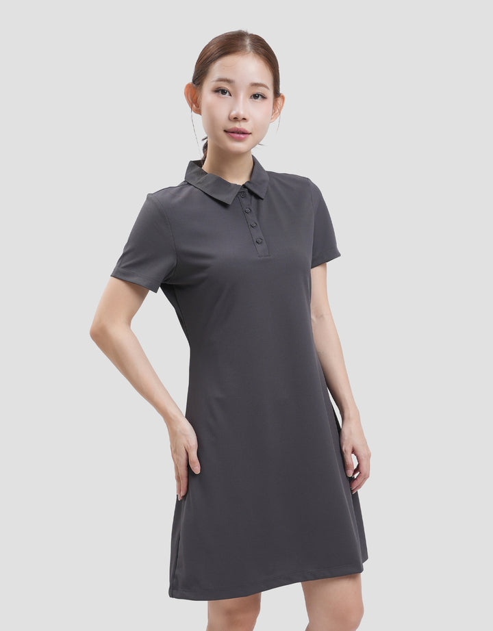 Suko Lengan Pendek Dress Sports Wanita
