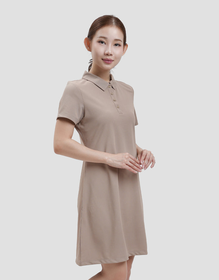 Suko Lengan Pendek Dress Sports Wanita