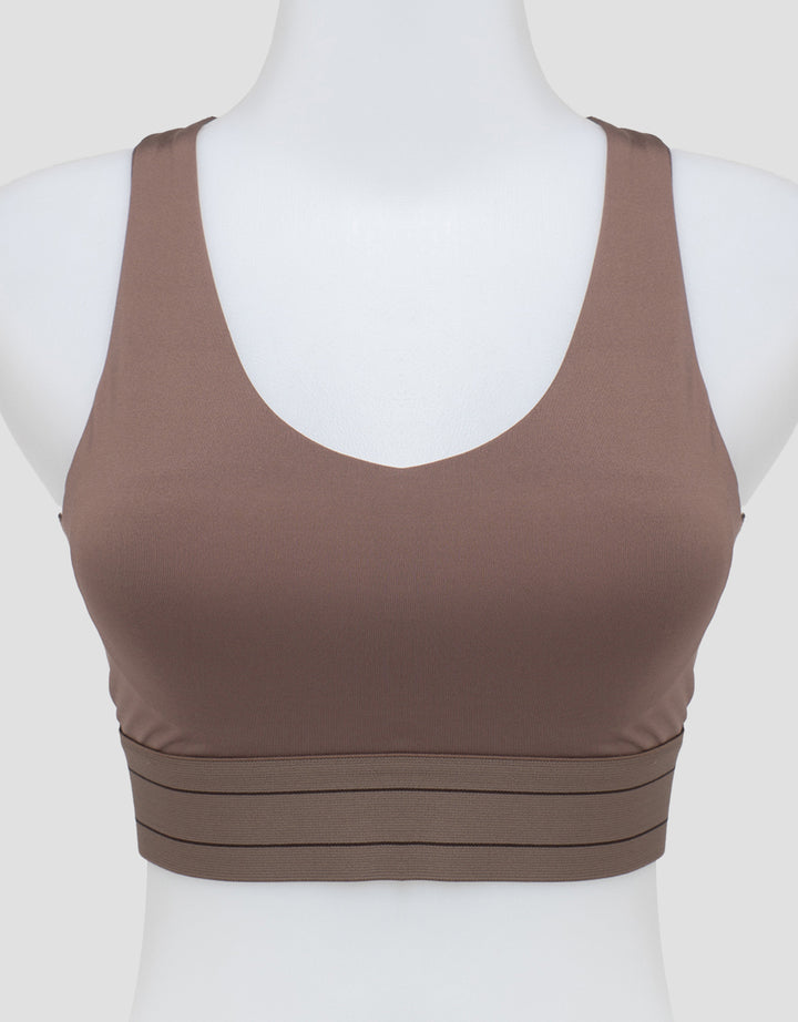 Suko Sports High Recovery Stretch Crop Bra Wanita