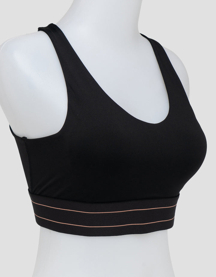 Suko Sports High Recovery Stretch Crop Bra Wanita