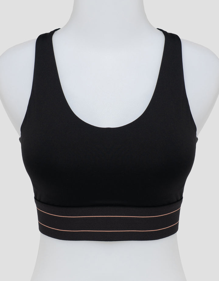 Suko Sports High Recovery Stretch Crop Bra Wanita