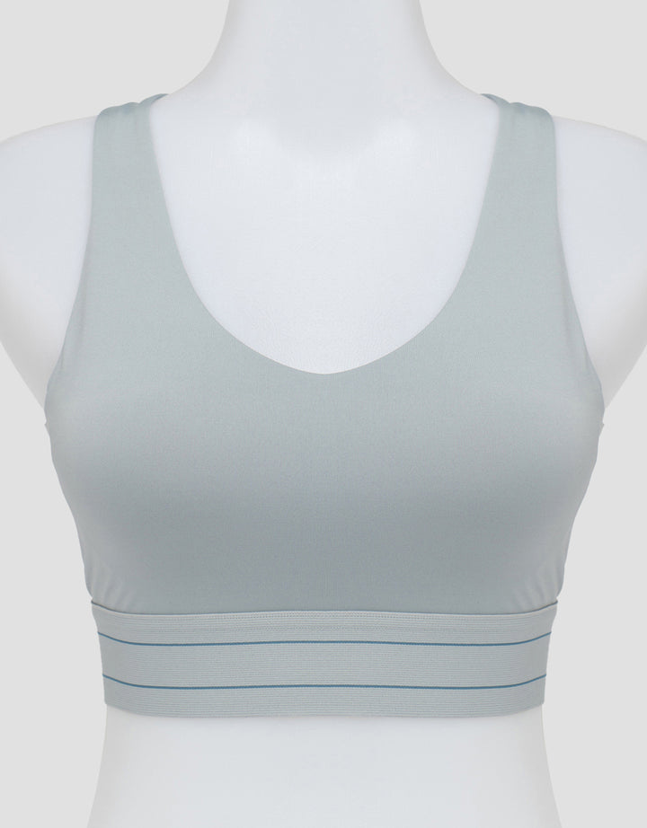 Suko Sports High Recovery Stretch Crop Bra Wanita