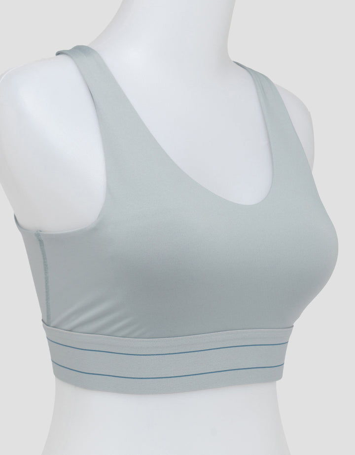 Suko Sports High Recovery Stretch Crop Bra Wanita