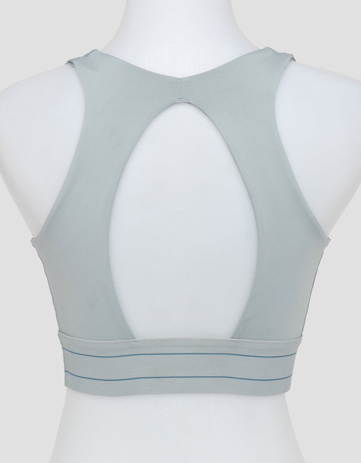 Suko Sports High Recovery Stretch Crop Bra Wanita