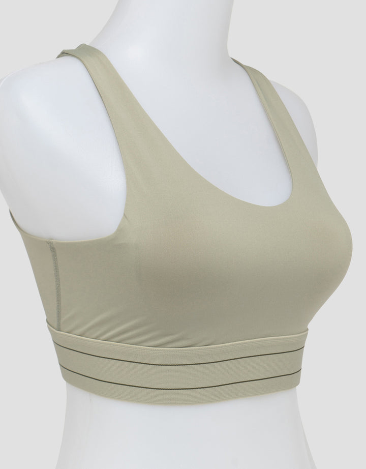 Suko Sports High Recovery Stretch Crop Bra Wanita