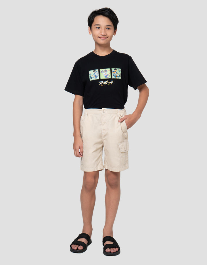Nevada Baby Canvas Slub Celana Pendek Kargo Anak Laki-Laki