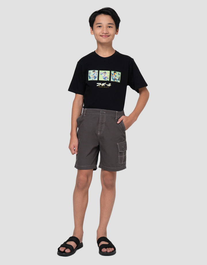 Nevada Baby Canvas Slub Celana Pendek Kargo Anak Laki-Laki