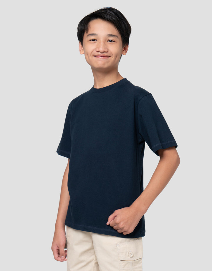 Nevada Solid Kaos Anak Laki-Laki