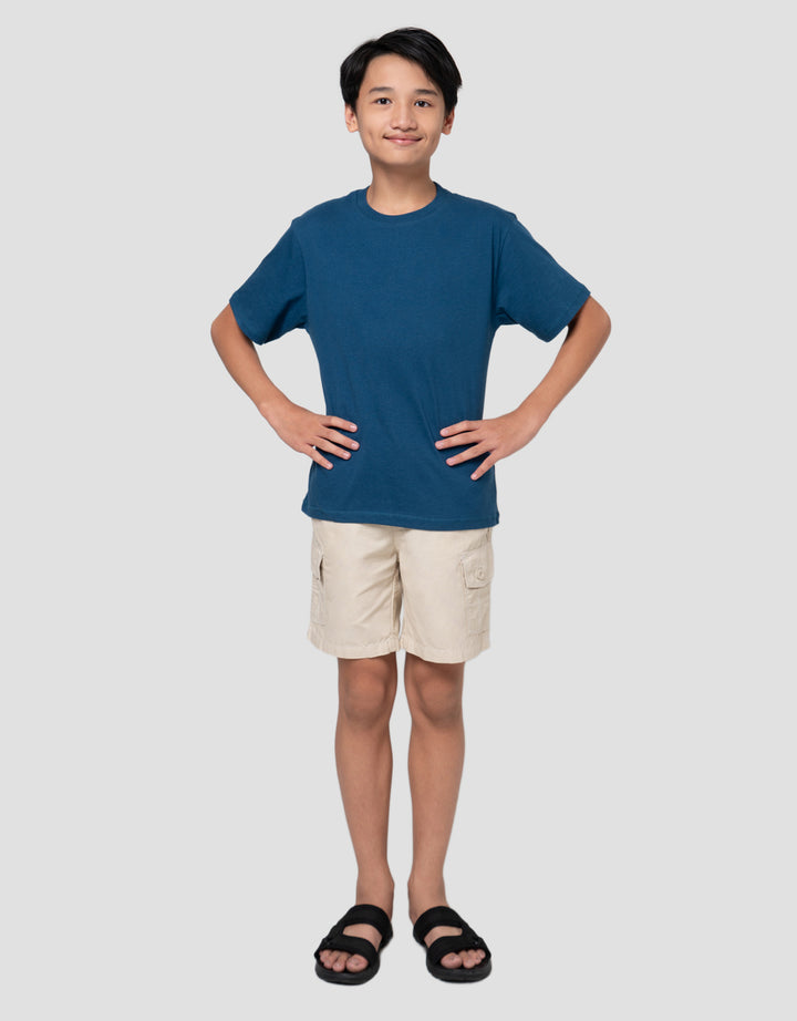 Nevada Solid Kaos Anak Laki-Laki