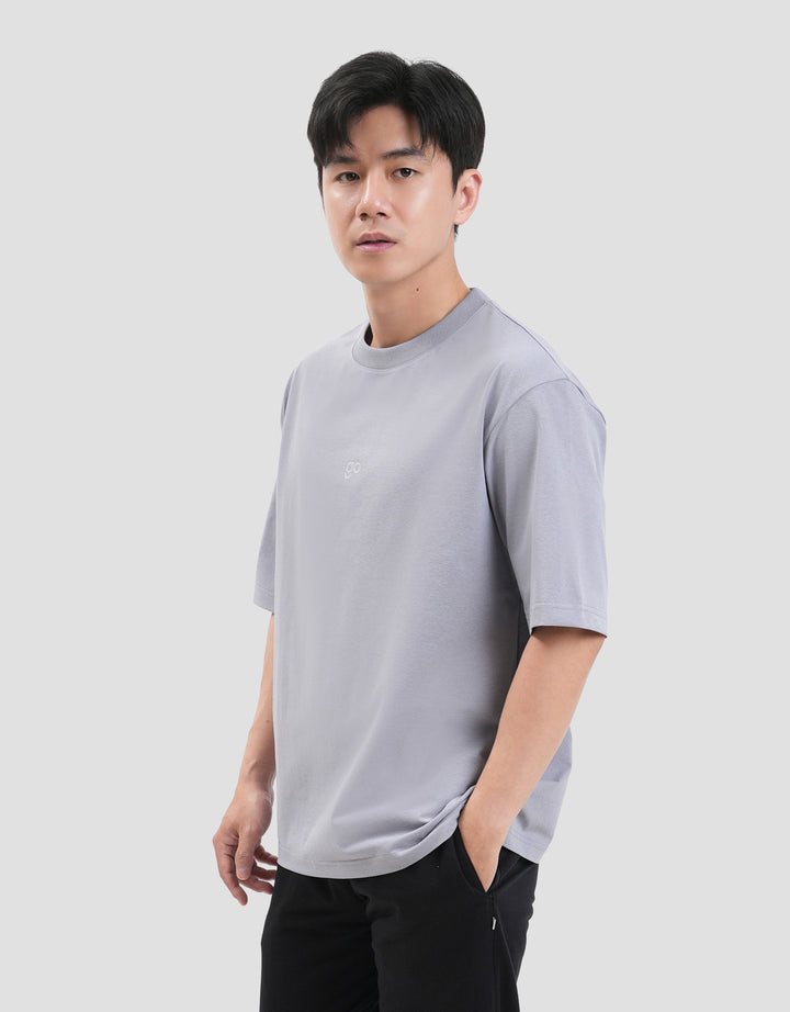 Suko Solid Moisture Wicking 4 Way Stretch Kaos Oversize Pria