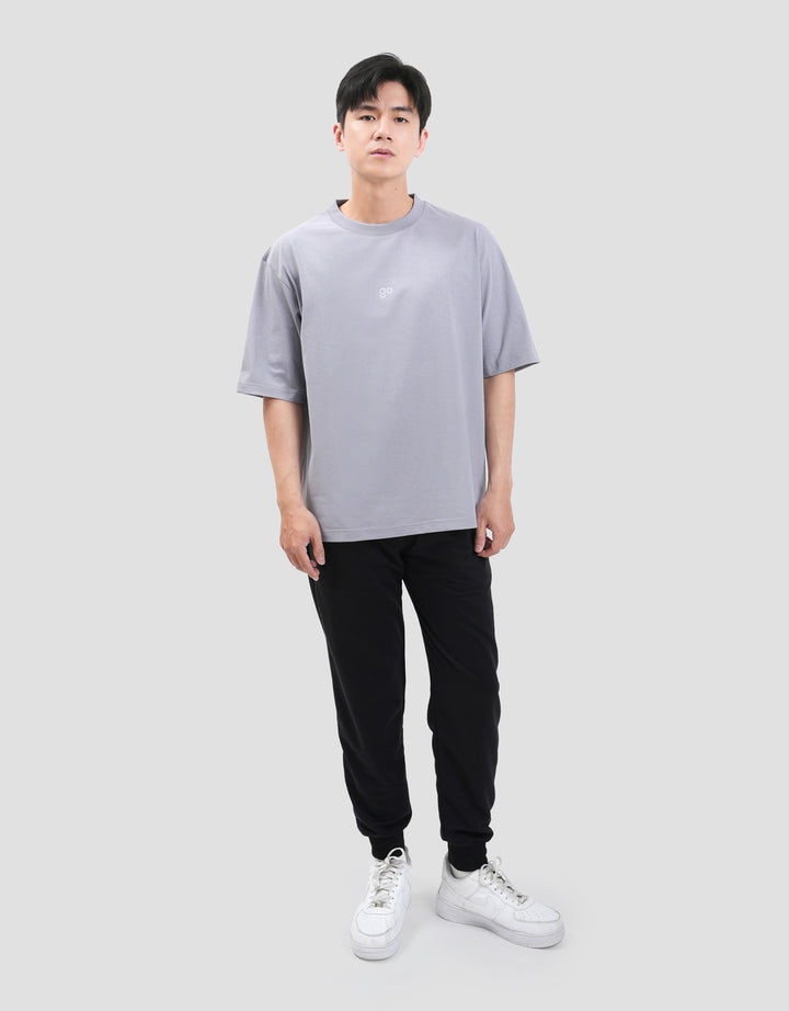 Suko Solid Moisture Wicking 4 Way Stretch Kaos Oversize Pria
