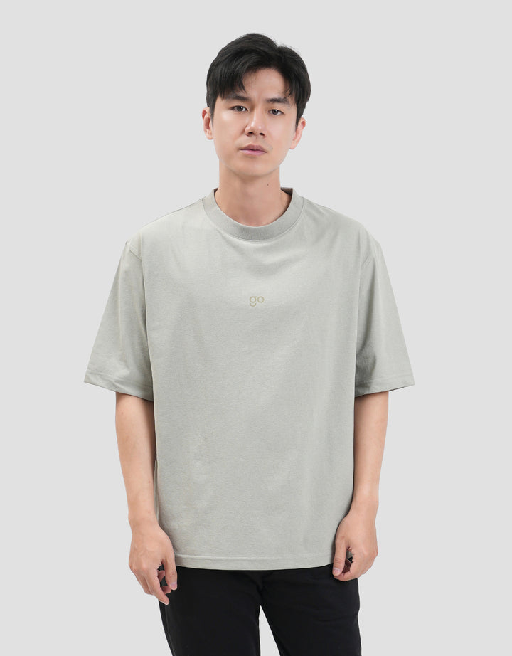 Suko Solid Moisture Wicking 4 Way Stretch Kaos Oversize Pria