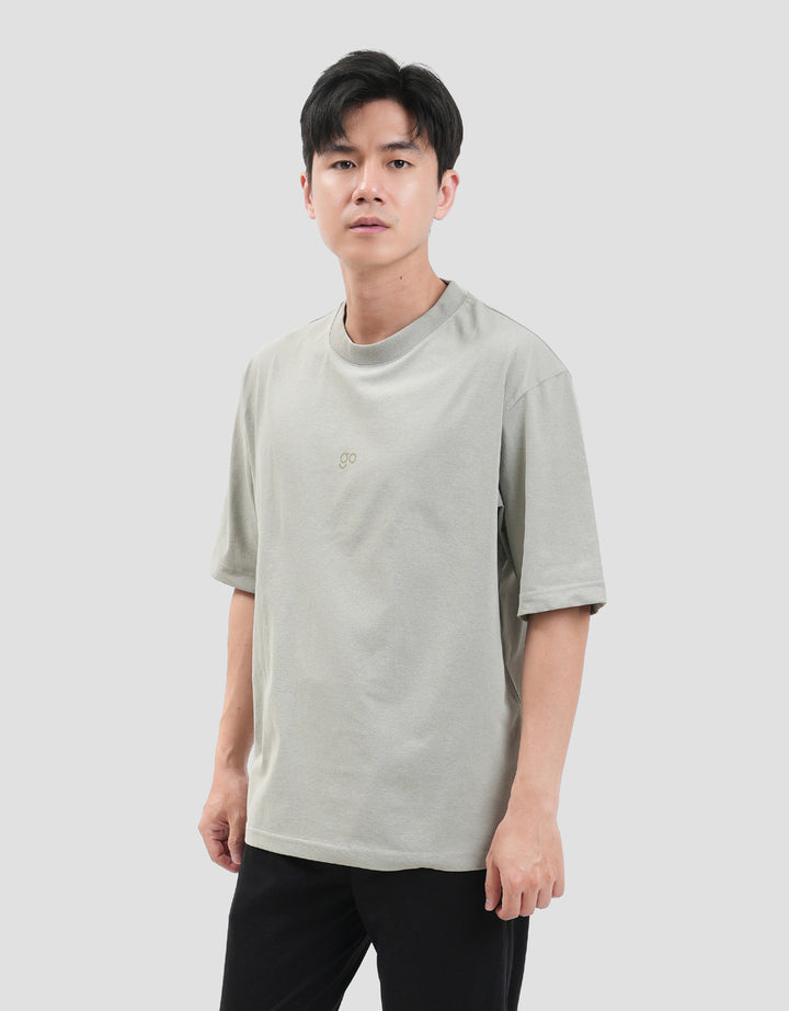 Suko Solid Moisture Wicking 4 Way Stretch Kaos Oversize Pria