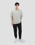 Suko Solid Moisture Wicking 4 Way Stretch Kaos Oversize Pria