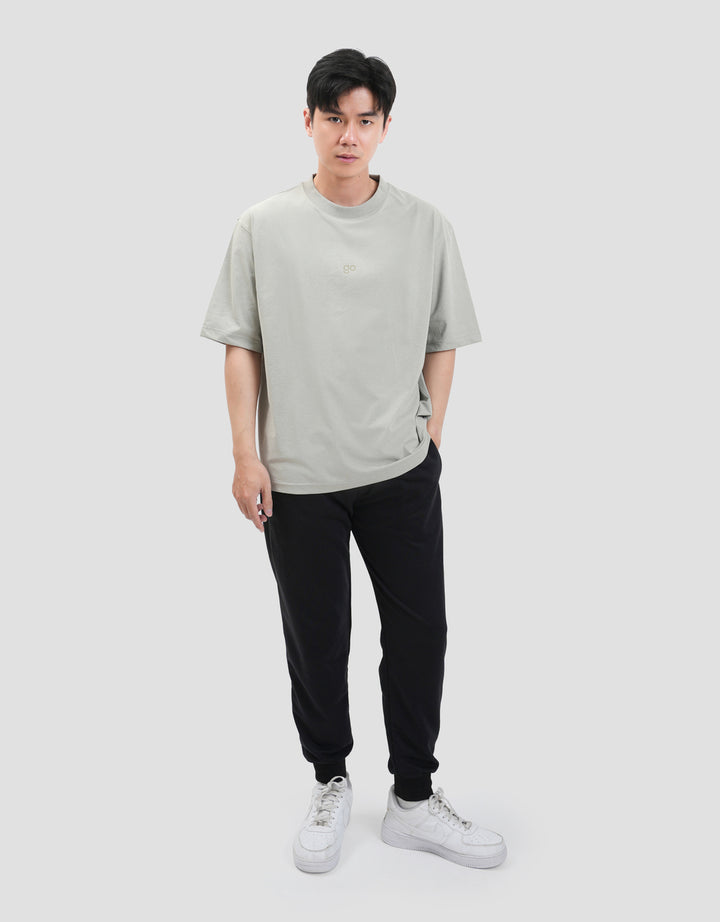 Suko Solid Moisture Wicking 4 Way Stretch Kaos Oversize Pria