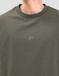 Suko Solid Moisture Wicking 4 Way Stretch Kaos Oversize Pria