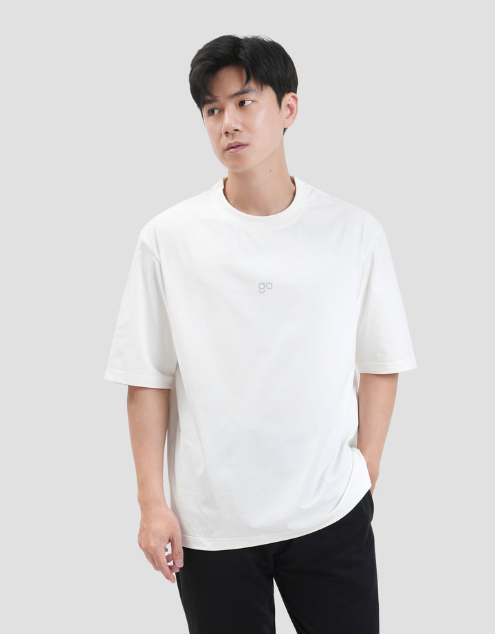 Suko Solid Moisture Wicking 4 Way Stretch Kaos Oversize Pria