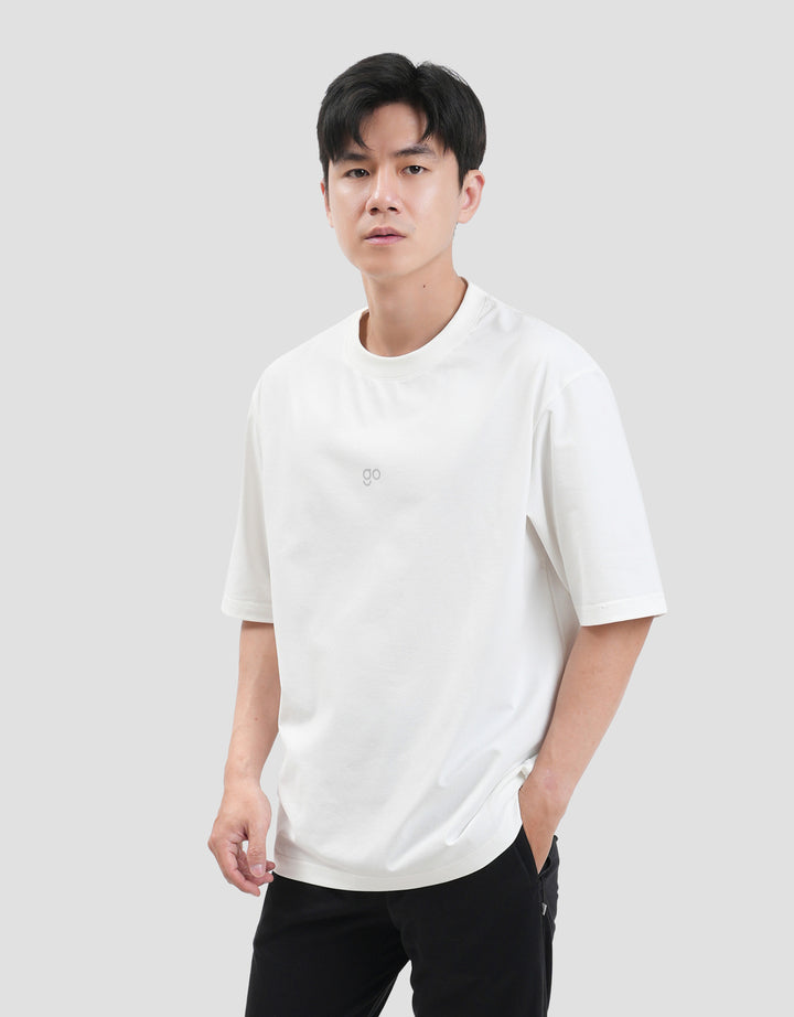 Suko Solid Moisture Wicking 4 Way Stretch Kaos Oversize Pria