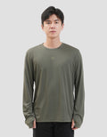 Suko Sports Kerah Bulat Lengan Panjang Kaos Pria