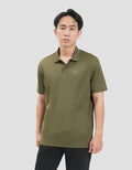 Suko Quicky Dry Lengan Pendek Print Kaos Polo Oversize Pria