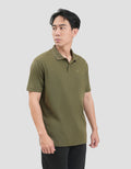 Suko Quicky Dry Lengan Pendek Print Kaos Polo Oversize Pria