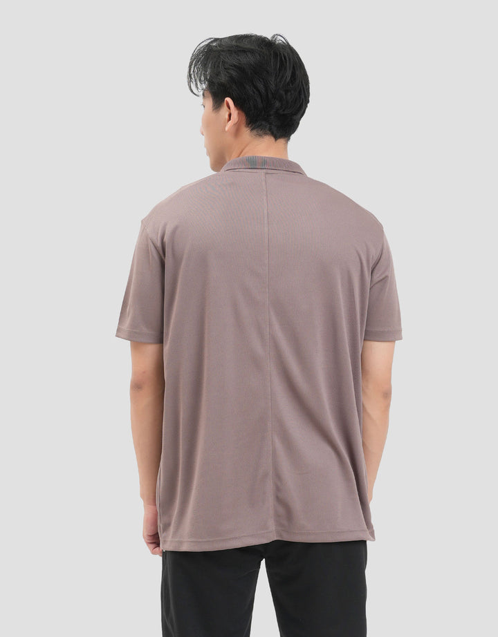 Suko Quicky Dry Lengan Pendek Print Kaos Polo Oversize Pria
