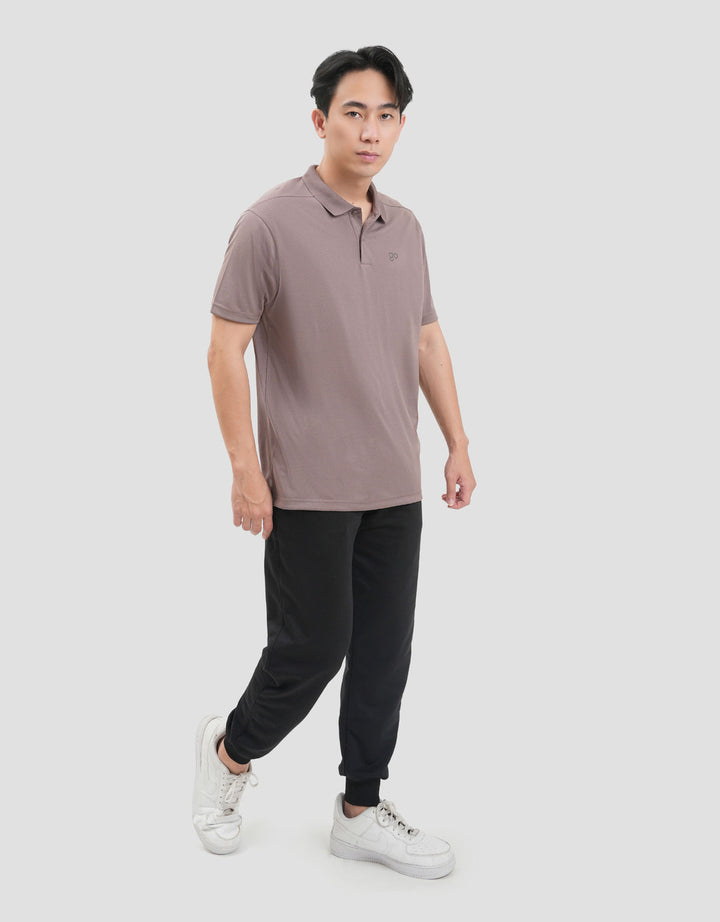 Suko Quicky Dry Lengan Pendek Print Kaos Polo Oversize Pria