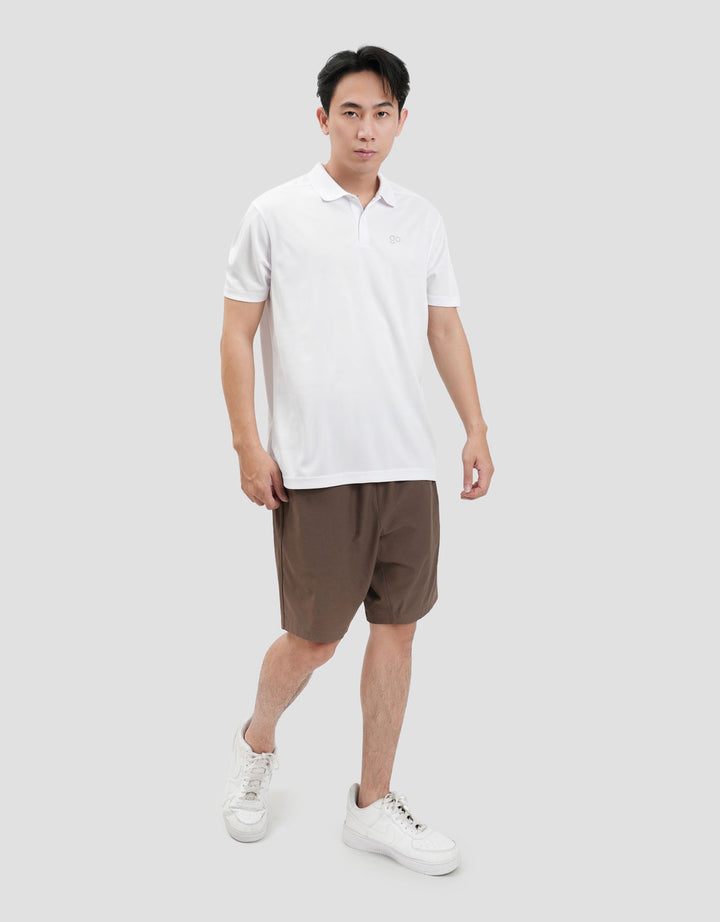 Suko Quicky Dry Lengan Pendek Print Kaos Polo Oversize Pria