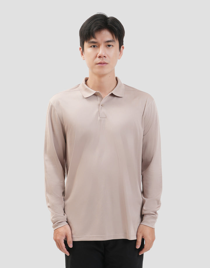 Suko Kaos Polo Sports Ls T-Shirt Quicky Dry Lengan Panjang Kaos Pria