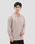 Suko Kaos Polo Sports Ls T-Shirt Quicky Dry Lengan Panjang Kaos Pria