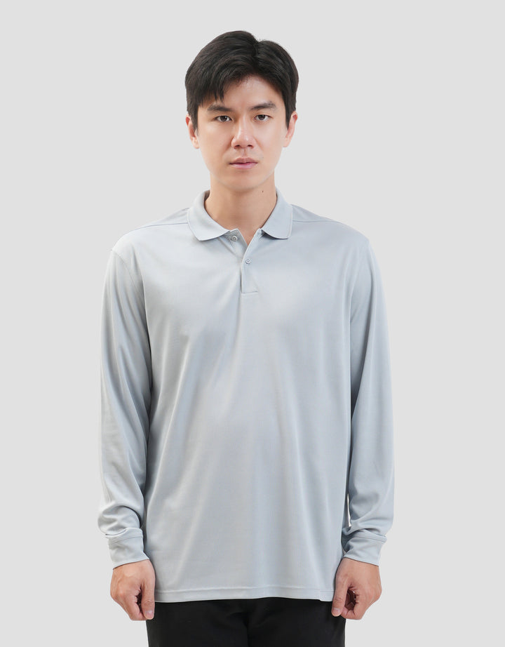 Suko Kaos Polo Sports Ls T-Shirt Quicky Dry Lengan Panjang Kaos Pria