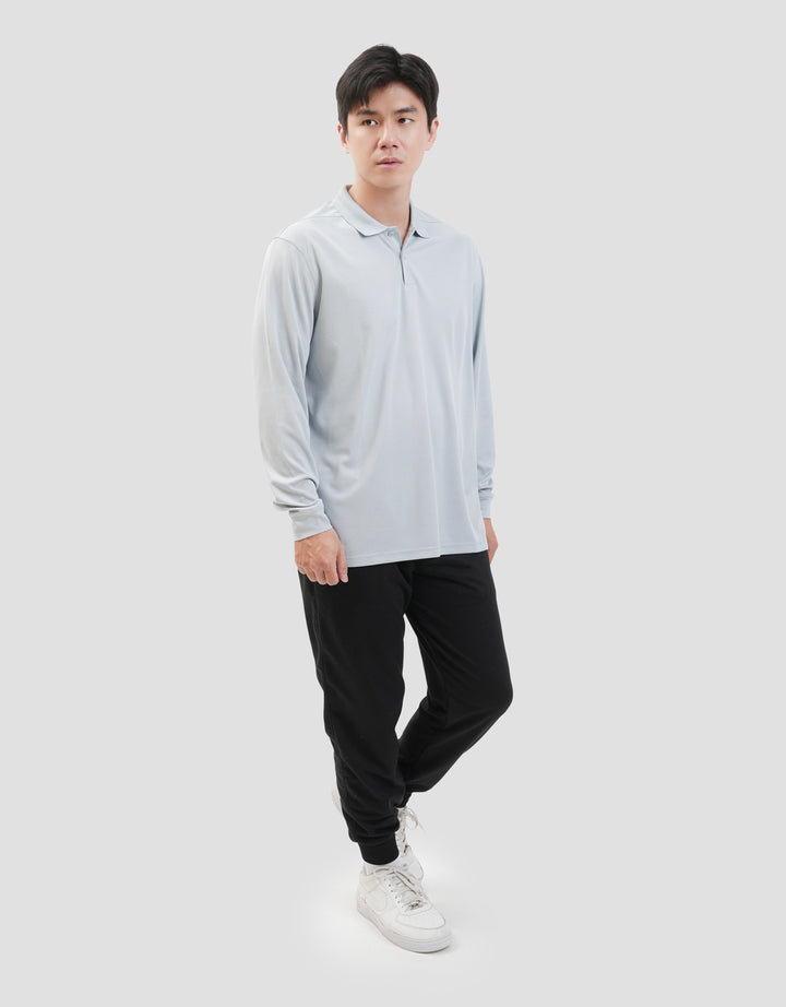 Suko Kaos Polo Sports Ls T-Shirt Quicky Dry Lengan Panjang Kaos Pria