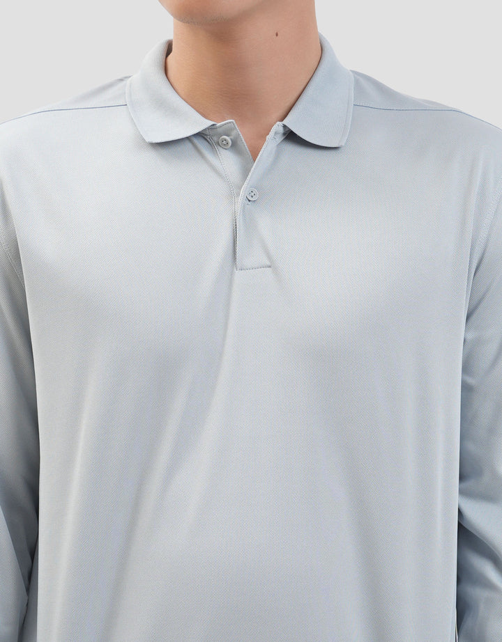 Suko Kaos Polo Sports Ls T-Shirt Quicky Dry Lengan Panjang Kaos Pria